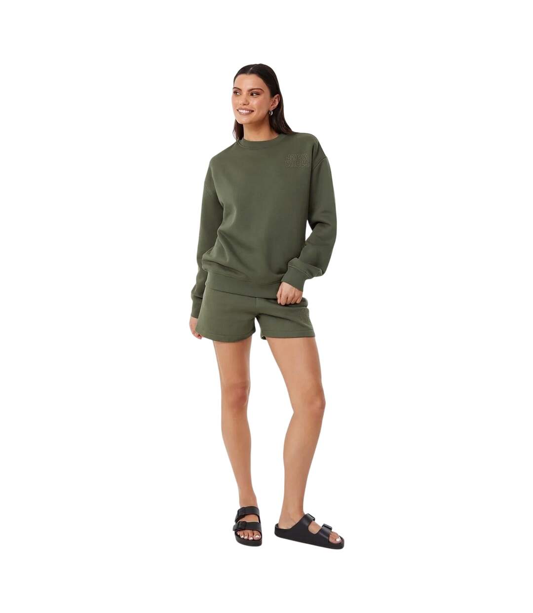 Sweat Femme Vert Kaki Jack Wills-1