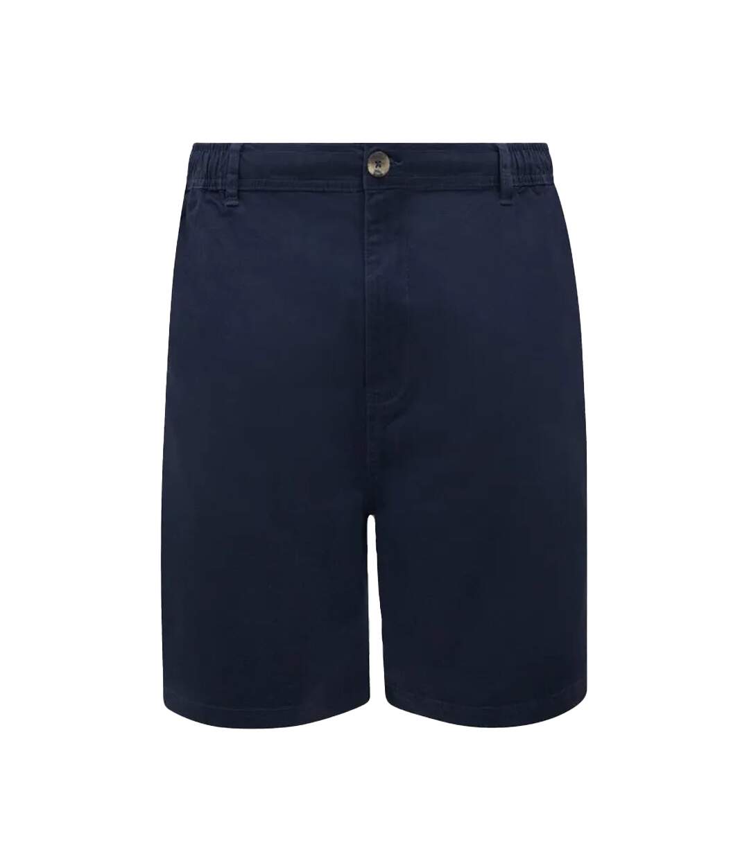 D555 Short À Taille Élastiquée En Coton Grande Taille Spencer Homme Bleu Marine Duke-1