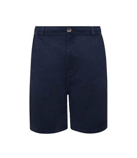 D555 Short À Taille Élastiquée En Coton Grande Taille Spencer Homme Bleu Marine Duke