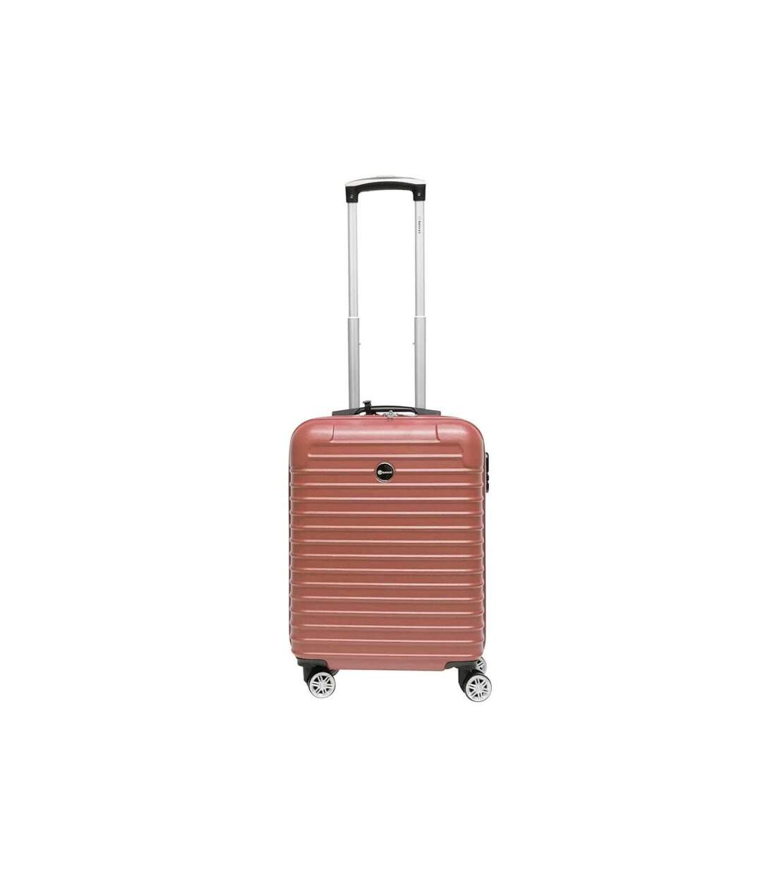 Benzi - Valise cabine + vanity Stripes - rose gold - 9674-5