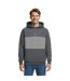 Sweat À Capuche Avec Cordons Motif/style Blocs De Couleurs Homme Ardoise Slazenger-4