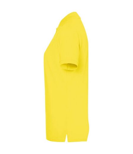 Polo Classic Femme Jaune James And Nicholson