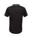 Regatta Mens Contrast Coolweave Polo Shirt (Black/Seal Grey) - UTRG3573-3