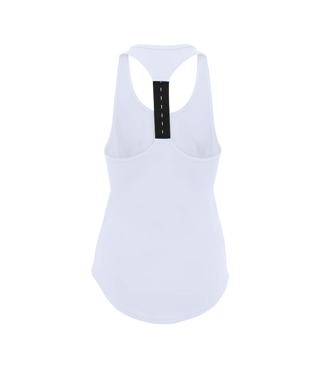 Débardeur sport femme blanc Tri Dri-2