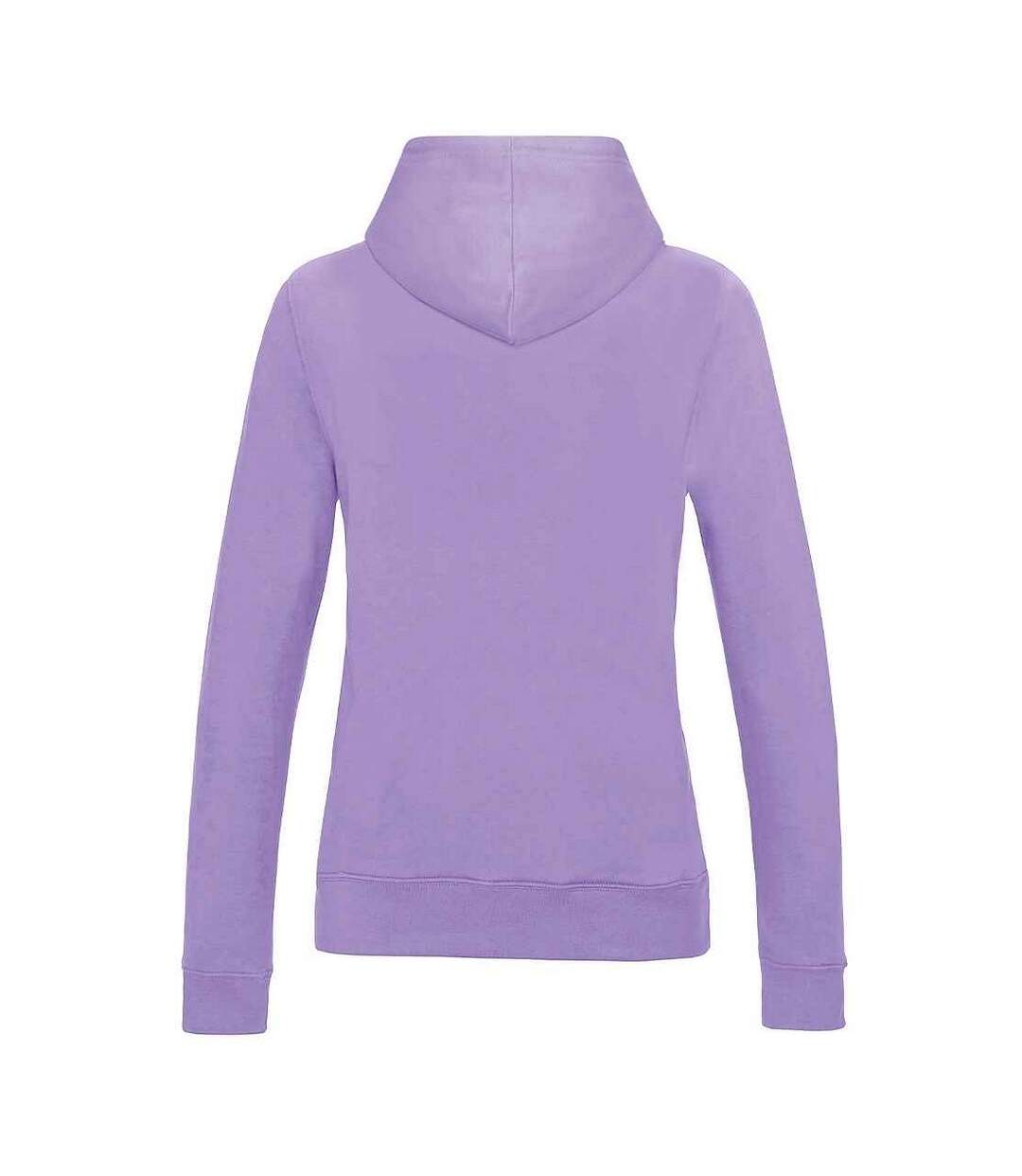 Womens/ladies Girlie College Hoodie Digital Lavender Awdis-2