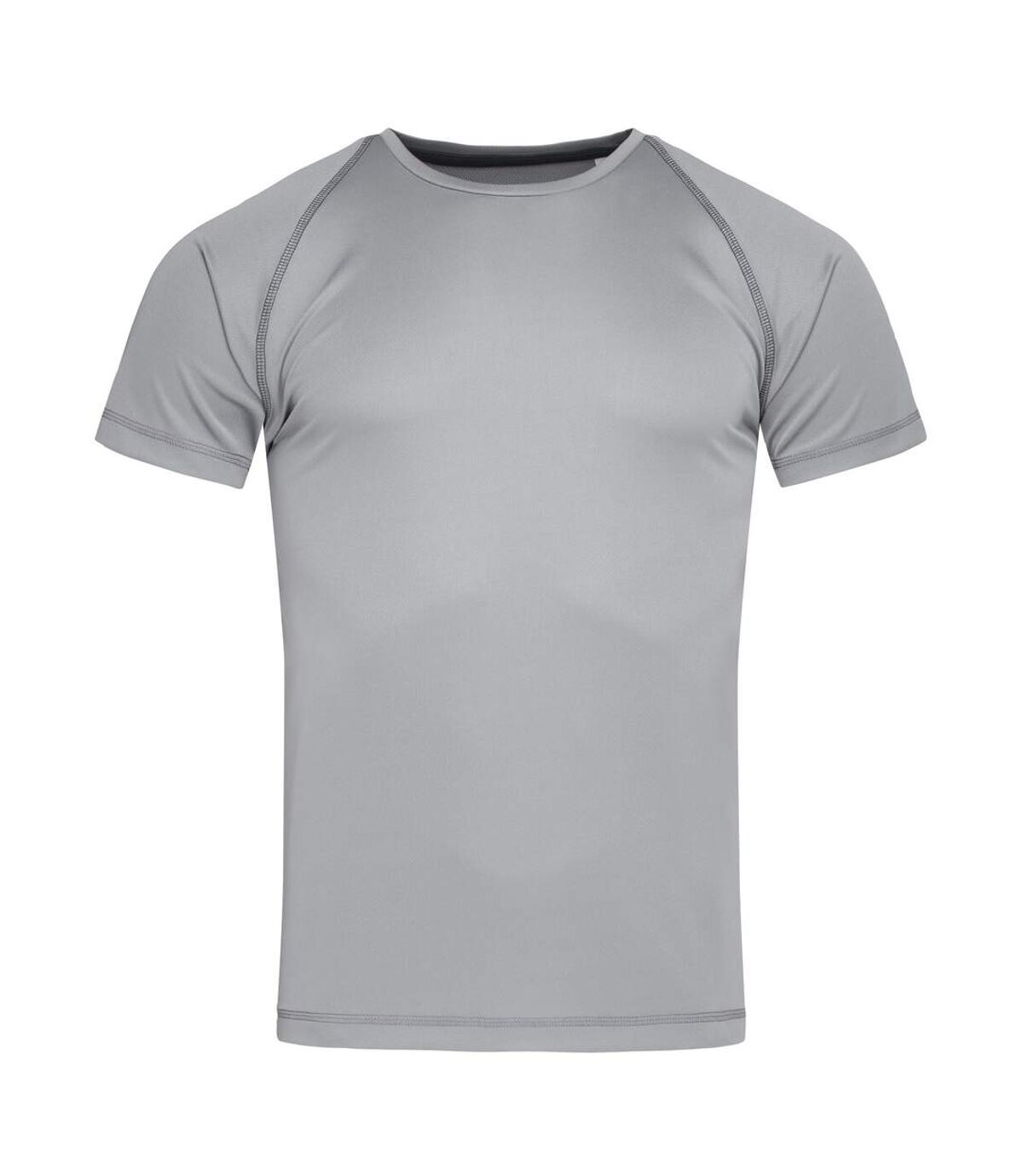 Stedman Mens Active Raglan T-Shirt (Silver Gray)