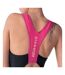 Maillot De Bain 1 Pièce Asma Femme Noir Framboise Vif Aquawave-4