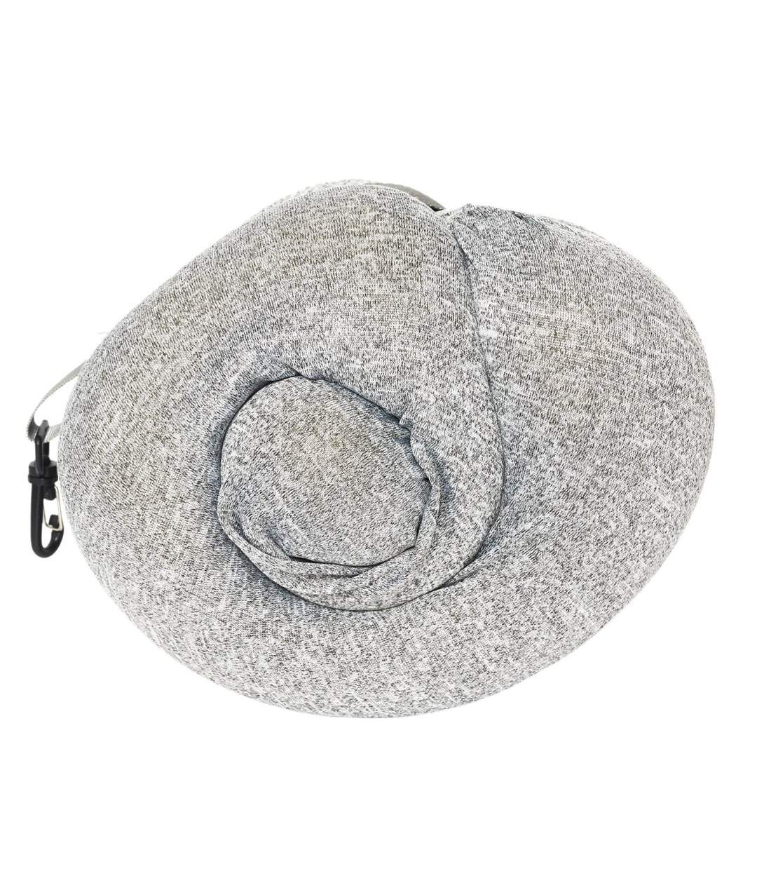 Coussin de Voyage Mémoire de Forme 27cm Gris-3