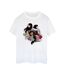 Disney Femmes/Les femmes Princesse Mulan Jasmine Blanche-Neige T-Shirt Boyfriend en coton (Blanc) - UTBI42966-1