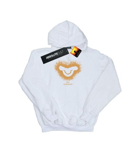 Disney - Sweat à capuche THE LION KING MOVIE SIMBA BABY FACE - Femme (Blanc) - UTBI9495