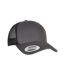 Casquette trucker retro adulte charbon / noir Flexfit-2