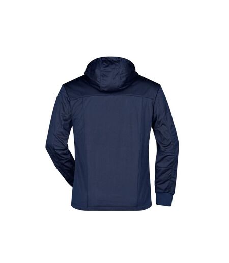 Veste Maritime Homme Bleu Marine Blanc James And Nicholson