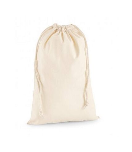 Westford Mill Premium Cotton Stuff Bag (Natural) (S) - UTPC3202