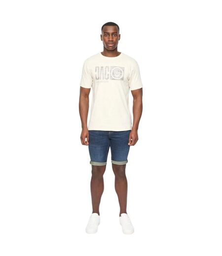 Mens hexocamo t-shirt off white Duck and Cover