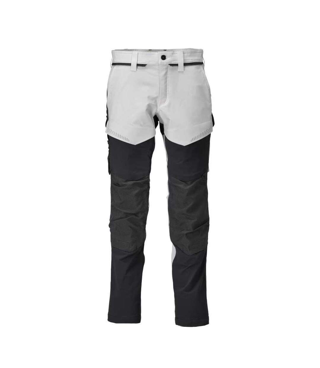 Pantalon De Travail Customised Homme Blanc Gris Pierre Mascot-1