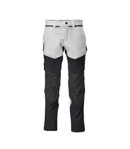 Pantalon De Travail Customised Homme Blanc Gris Pierre Mascot
