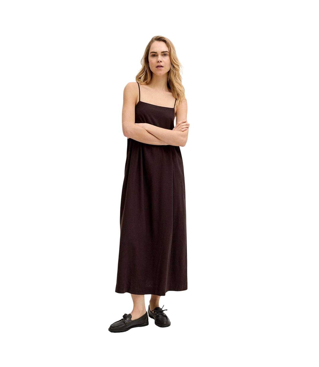 Robe Longue Femme Marron JJXX-4