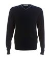 Kustom Kit Mens Contrast Arundel Sweater (Navy/ Silver Grey) - UTRW3904
