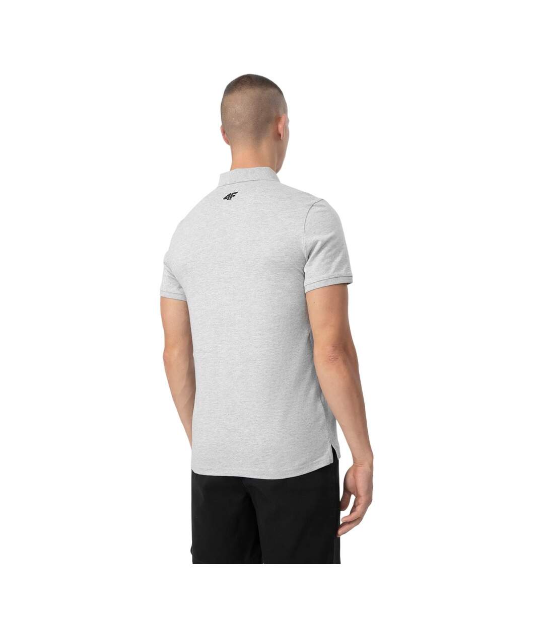 Polo H4l22 Tsm355 Homme Gris 4F-4