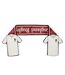 Lettering Logo Scarf One Size White Red England Rugby-2
