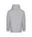 Sweat À Capuche Vision Adulte Gris Chiné Awdis-2