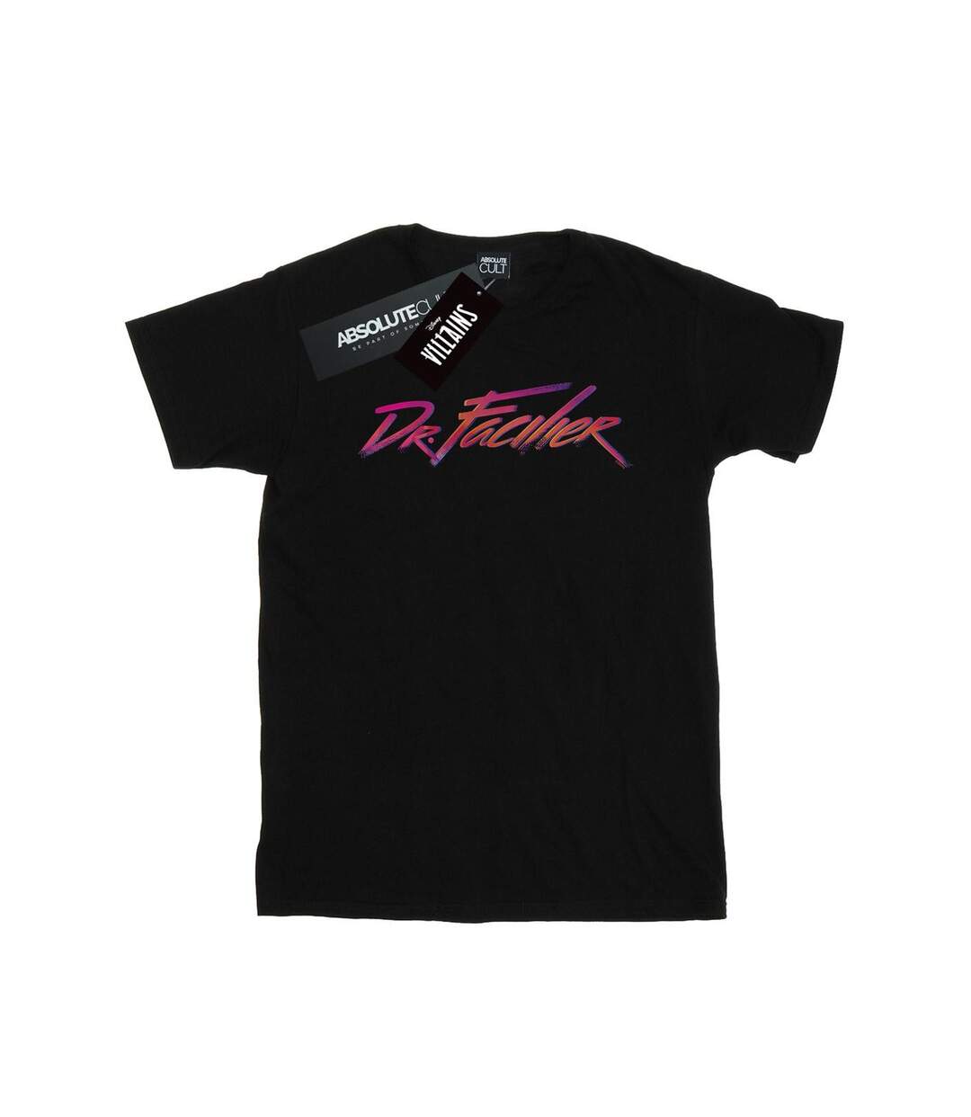 Disney T-shirt en coton Boyfriend Dr Facilier Femme/Ladies (Noir) - UTBI47097-1
