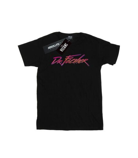 Disney T-shirt en coton Boyfriend Dr Facilier Femme/Ladies (Noir) - UTBI47097