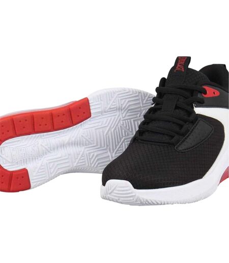 Childrens/kids Swish Trainers Black White Red Everlast