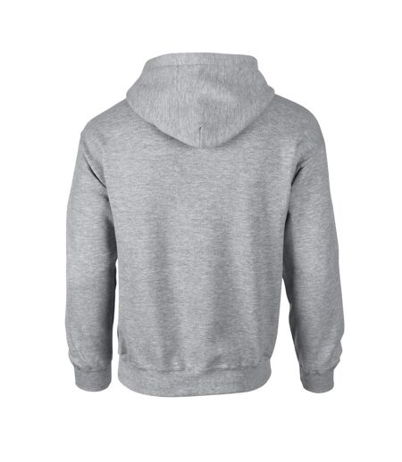 Sweat À Capuche Adulte Gris Gildan
