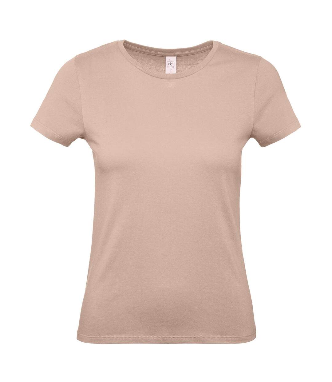 T-shirt femme rose pâle B&C