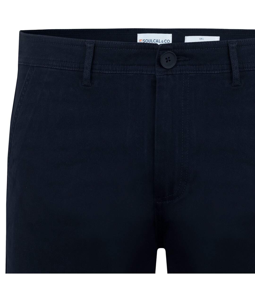 Mens Chino Shorts Black SoulCal-3