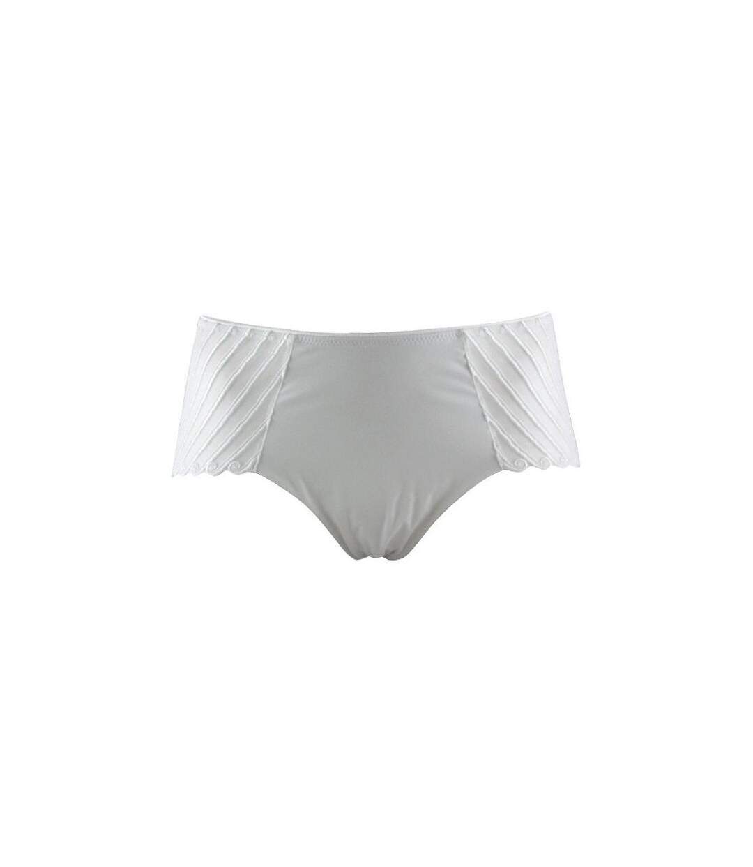 LOU PARIS Shorty Femme Microfibre LOU LINE Blanc-1