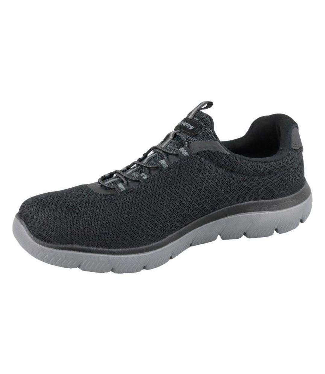 Mens Summits Shoes Black Skechers-2