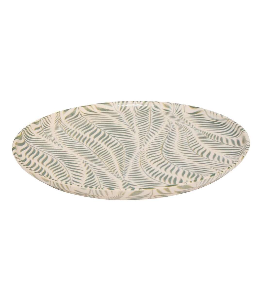 Lot de 6 Assiettes Plates Gina 28cm Vert-2