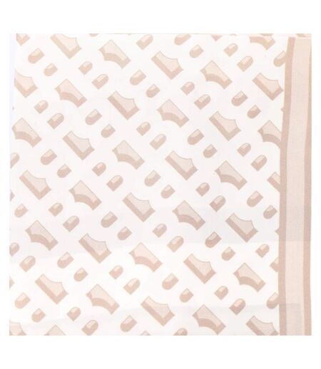 Écharpe Motif/style Monogramme Lainy Femme Taille Unique Beige Boss