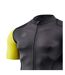 Mens Elite Mock Neck Cycling Top Yellow Black Skins-3