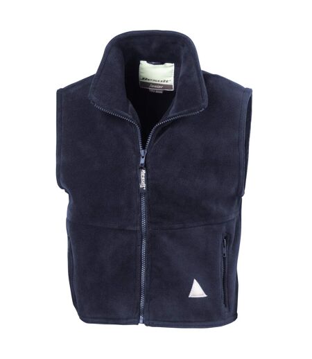 Gilet polaire garçon bleu marine Result
