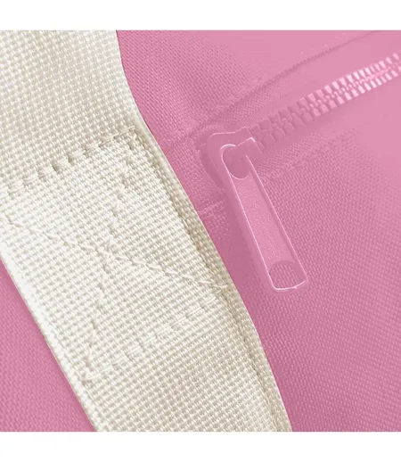 Petit Sac Polochon Taille Unique Rose Blanc Bagbase