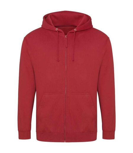 Veste à capuche homme rouge feu Awdis