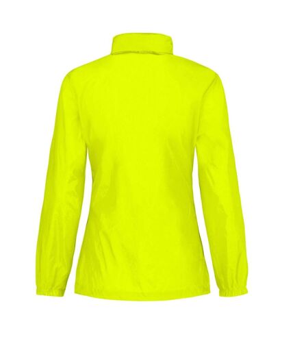 B&C Womens/Ladies Sirocco Lightweight Windproof, Showerproof & Water Repellent Jacket (Ultra Yellow) - UTBC1283