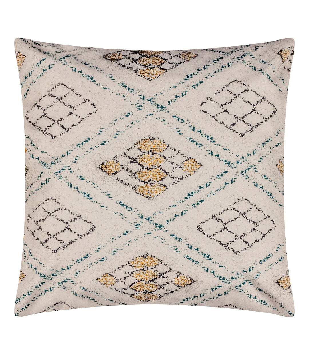 Atlas geometric outdoor cushion cover 43cm x 43cm natural Furn