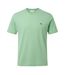Mens Embroidered Logo Cotton T-shirt Green Lacoste-2