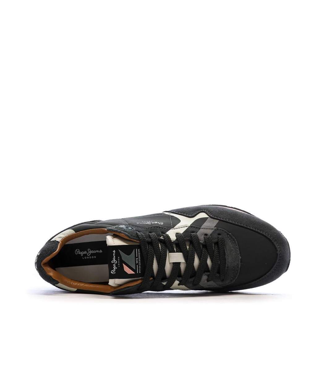 Baskets noir/rose homme pepe jeans brit prints-4