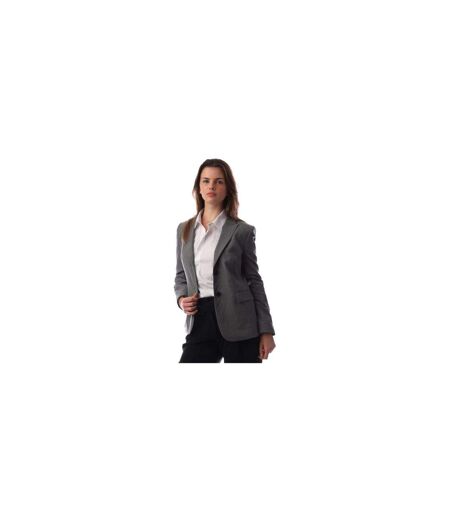 Blazer Motif/style Uni Femme Argenté Boss