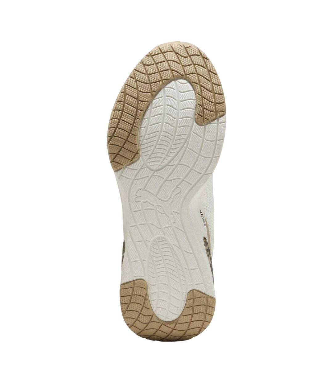 Womens/ladies Animal Print Softride Shoes White Puma-4