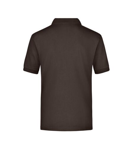 Polo Homme Marron James And Nicholson
