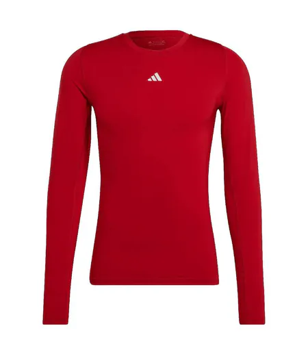 Haut Thermique Techfit Homme Rouge Adidas