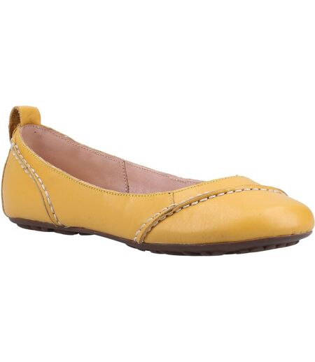 Janessa Ballerines Daim Femme Blanc Hush Puppies