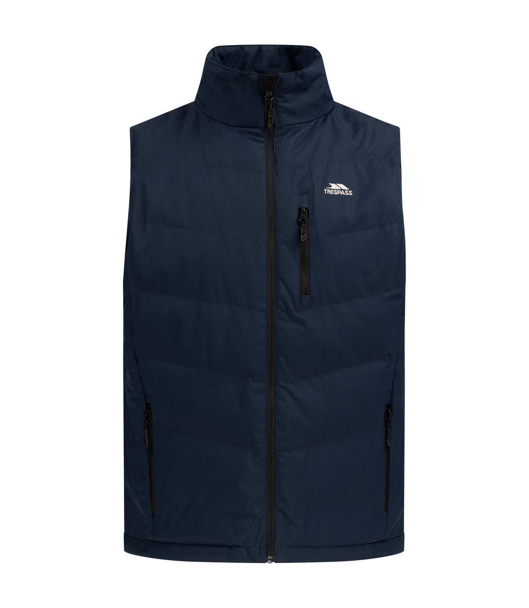 Doudoune Sans Manches Brecker Homme Bleu Marine Trespass-1