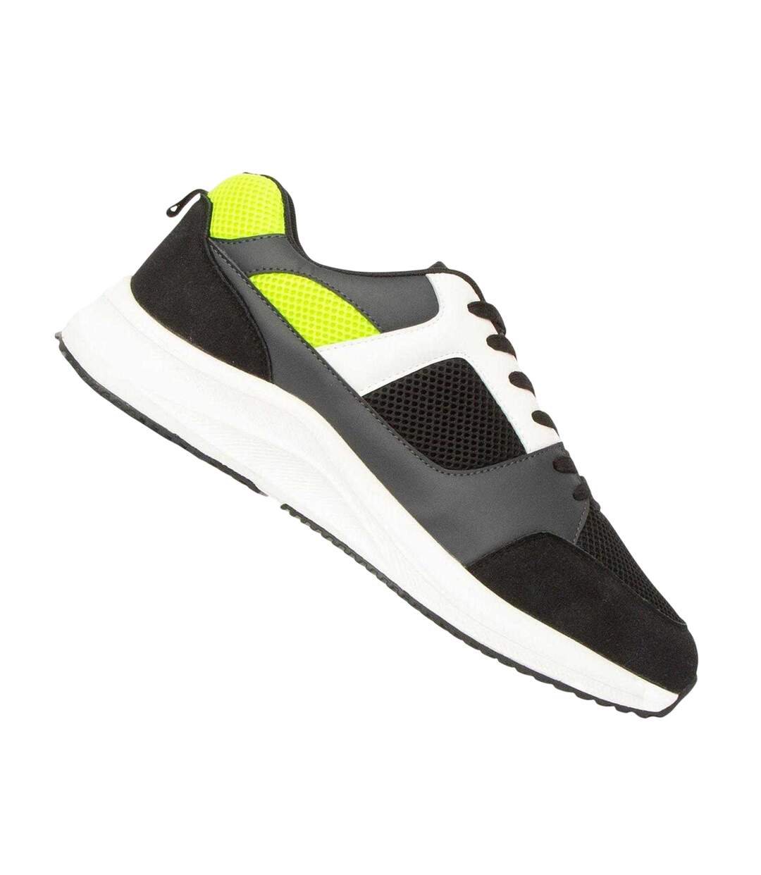 Mens Contrast Trainers Blue Yellow Loyalty & Faith-4